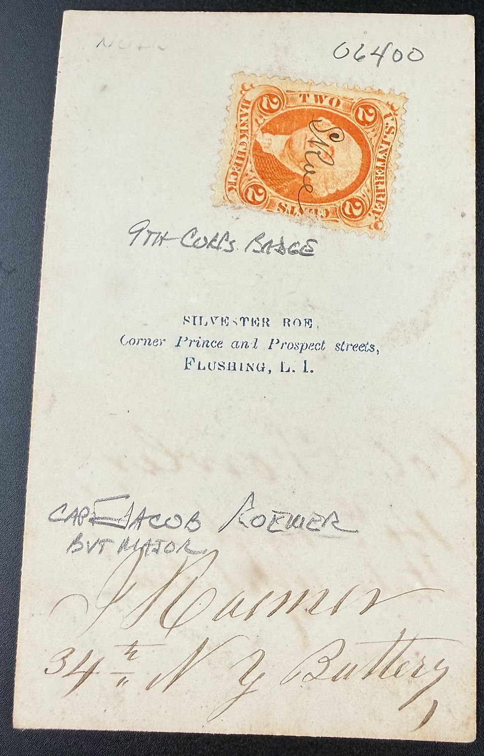Thumbnail: Civil War Identified Signed CDV of Captain Jacob Roemer 2nd NY Light Artillery