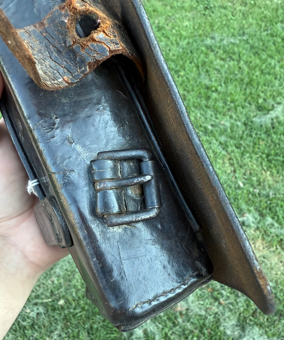 Thumbnail: Civil War Carbine Cartridge Box by Dingee & Lorigan New York