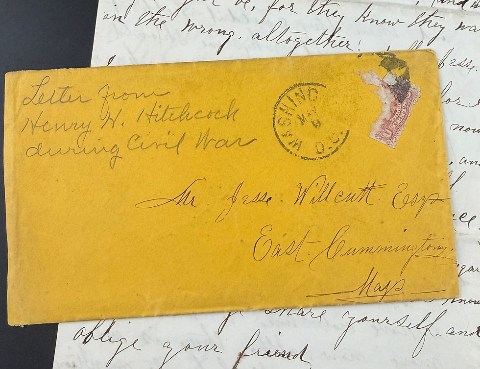Thumbnail: Civil War Letter “The Confederacy is Done” and Battle Content 37th Massachusetts