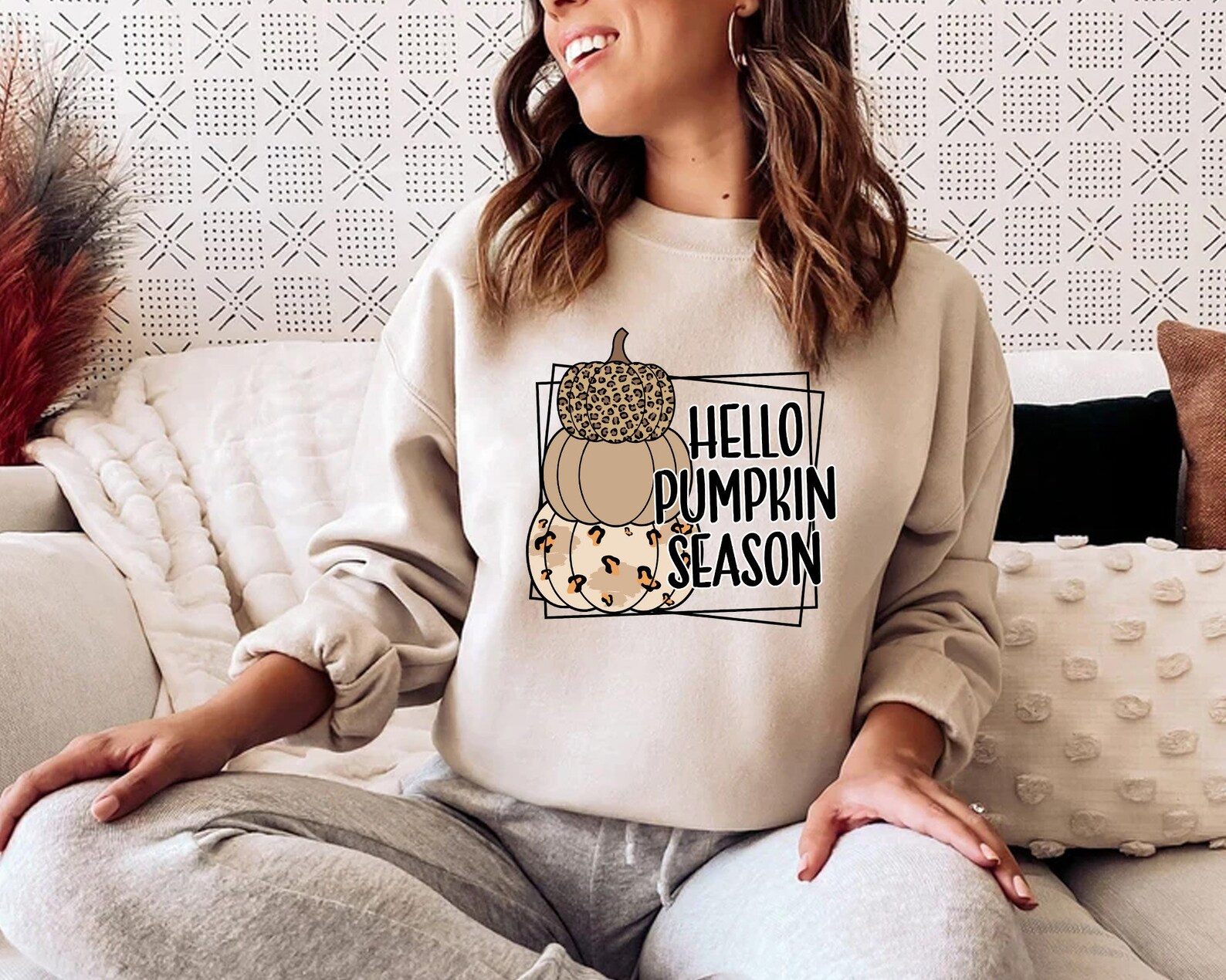 Hello Pumpkin Season Sweatshirt