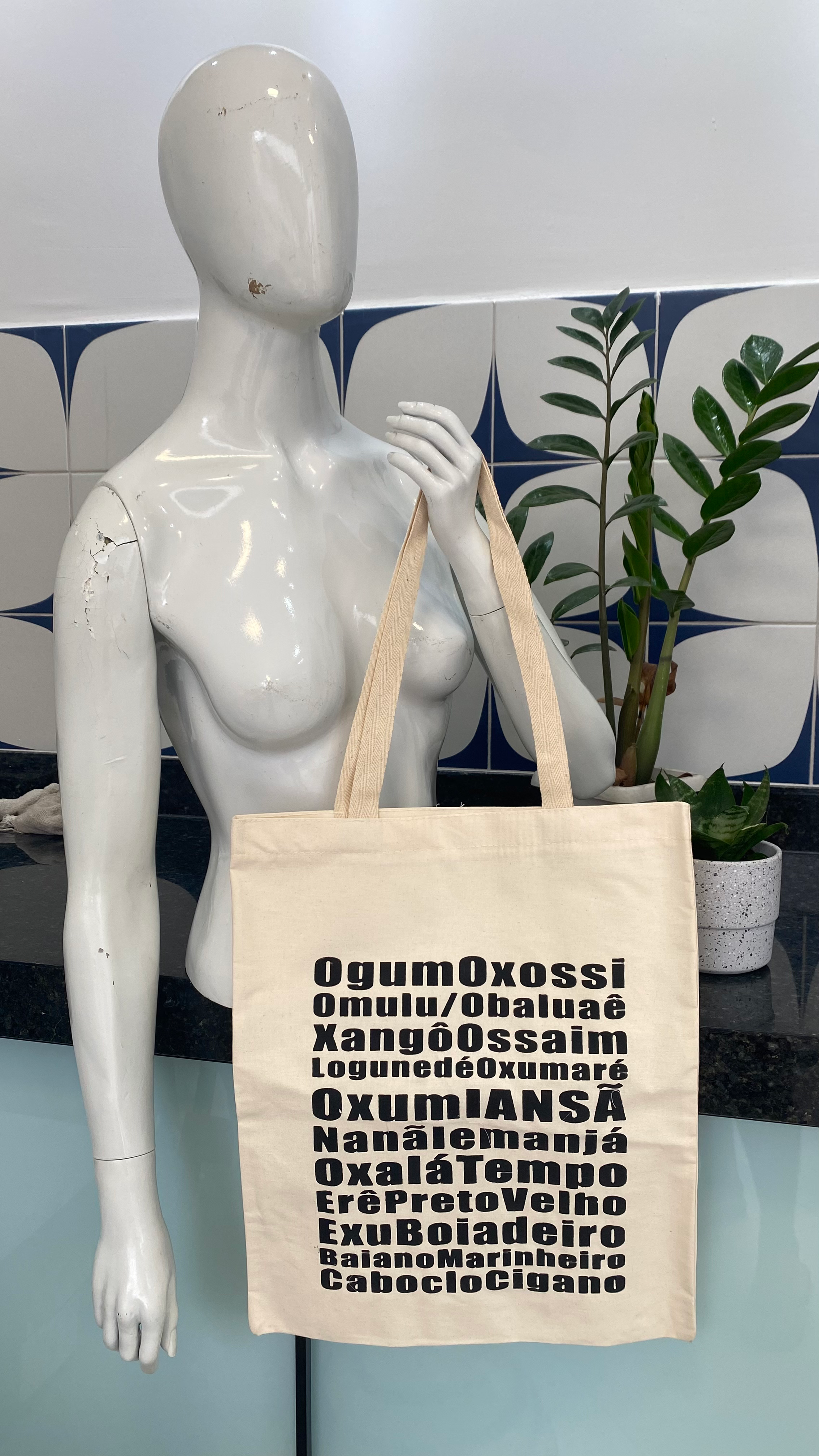 Ecobag algodão cru "Orixás"