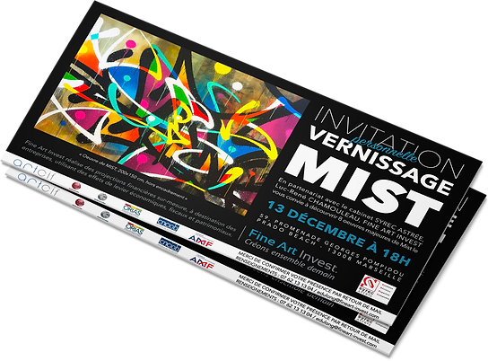 Invitation versnissage MIST