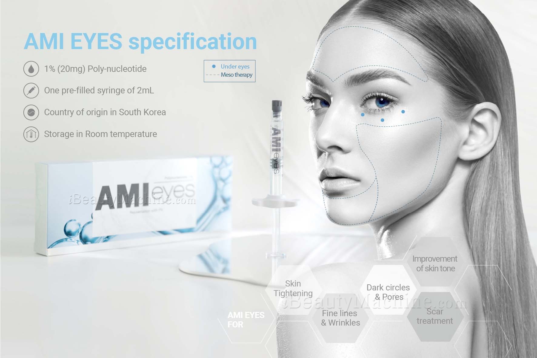AMI Eyes 2 x 1 ml - Αναζωογόνηση με Πολυνουκλεοτίδια για τα Μάτια, Λεύκανση — εναλλακτική εικόνα