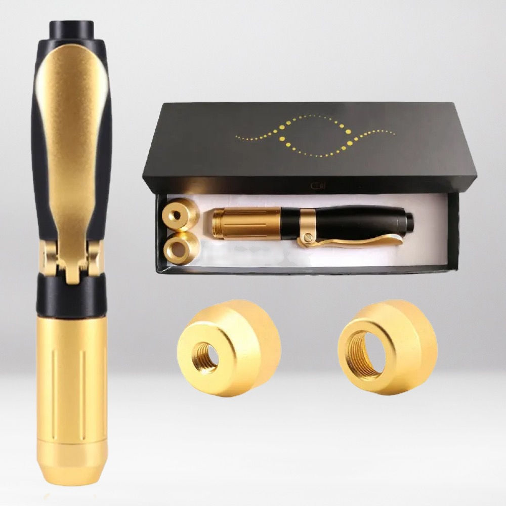 Professional Hyaluron Pen Black-Gold Edition | 0.3ml and 0.5ml | Non-Invasive Tr