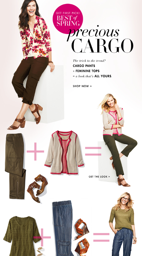 Cargo Pants Outfitting Email