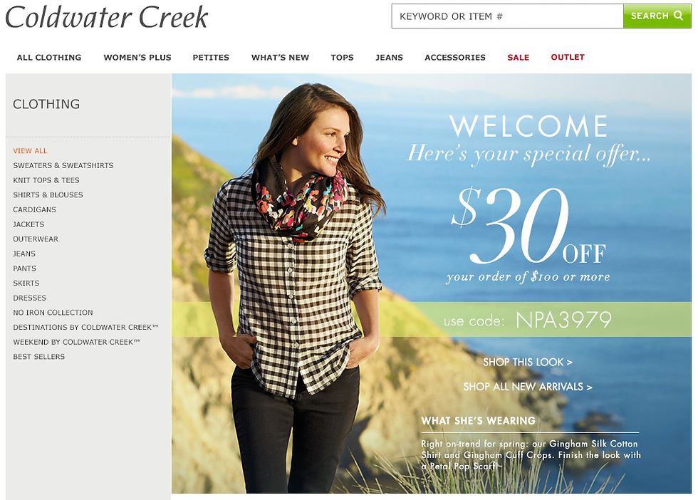 National Ad Campaign Landing Page