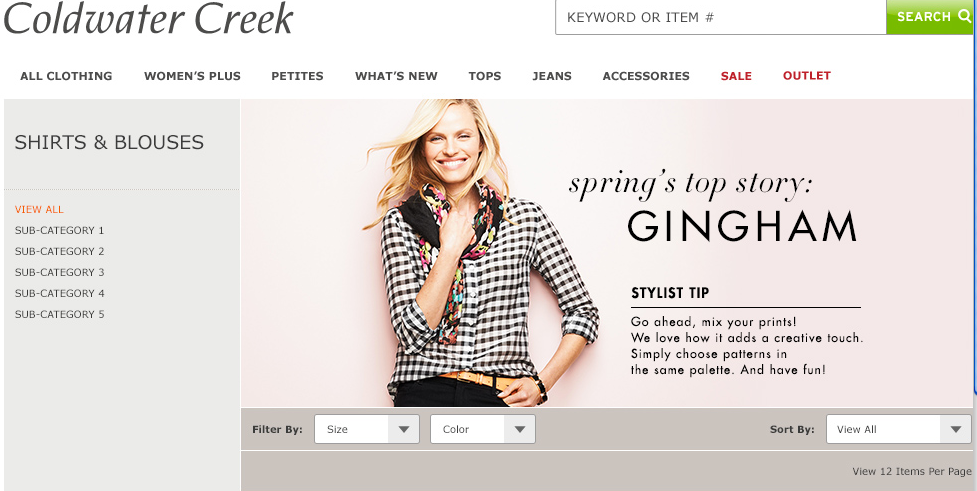 Spring 2014 Shirts & Blouses CLP