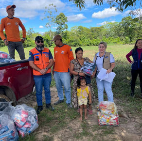 Prefeitura de Cruzeiro do Sul entrega cestas básicas e kits de higiene para famílias indígenas atingidas pela cheia
