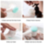 Miniatura: 3D Double Silicone Facial Cleansing Brush Manual Massage Facial Brush Soft Brist
