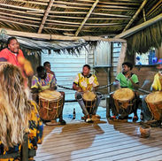Drumming in Hopkins Village