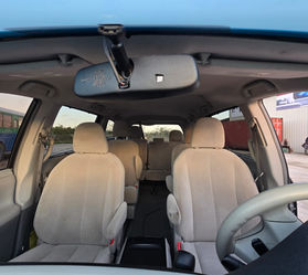 Toyota Sienna interior seating for 6 passengers rental in Hopkins Belize