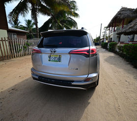 Rav4 rental in Hopkins, Belize