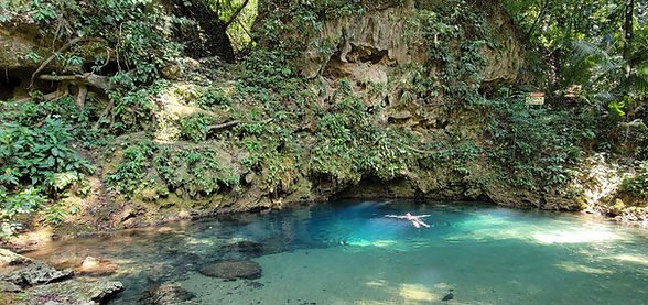 St. Herman’s Blue Hole swimming