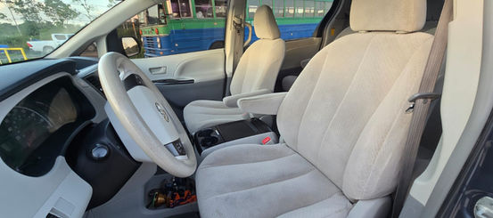Toyota Sienna minivan rental in Hopkins Belize for family