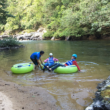 River Tubing in southern Belize