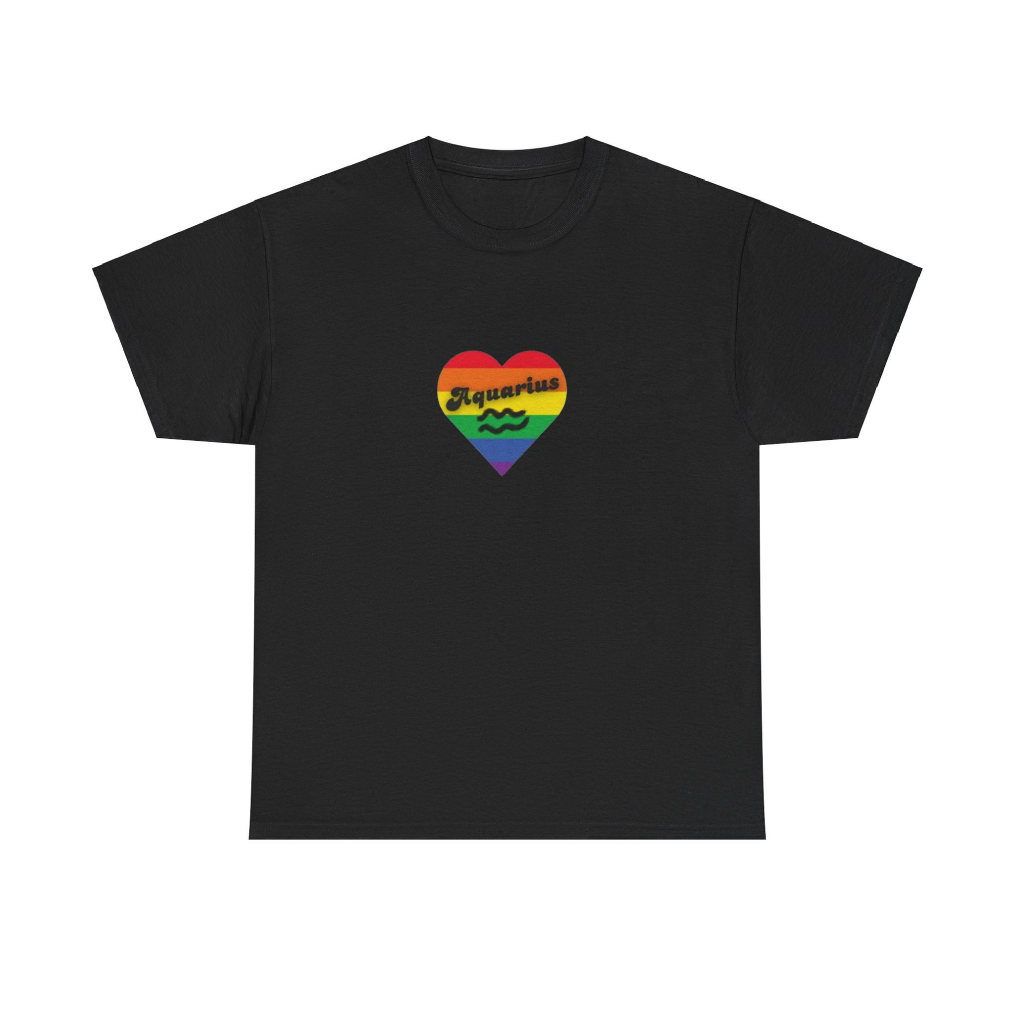  Unisex Pride Heavy Cotton Tee - Aquarius