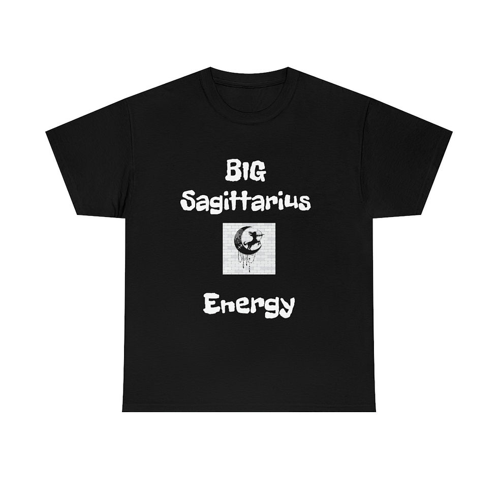 Thumbnail: "Sagittarius Energy" - Unisex Heavy Cotton Tee