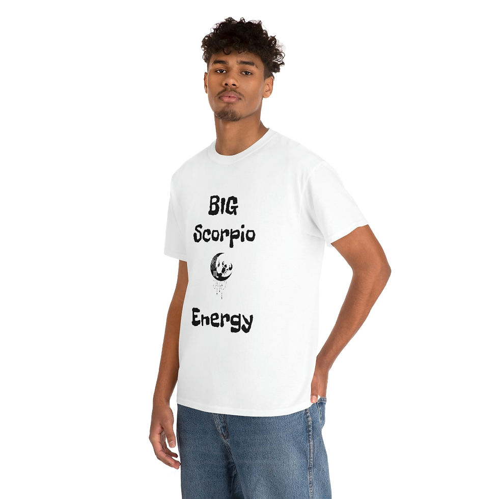 Thumbnail: "Scorpio Energy" - Unisex Heavy Cotton Tee