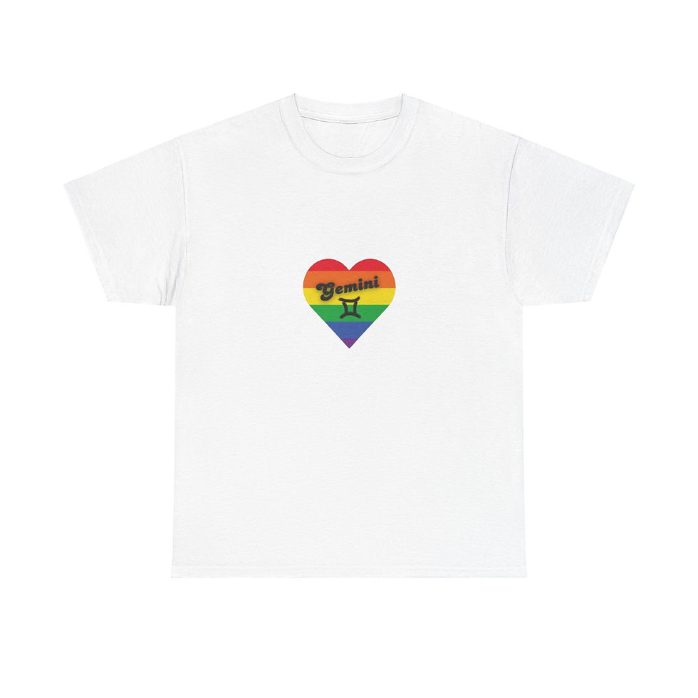 Thumbnail: Unisex Pride Heavy Cotton Tee - Gemini