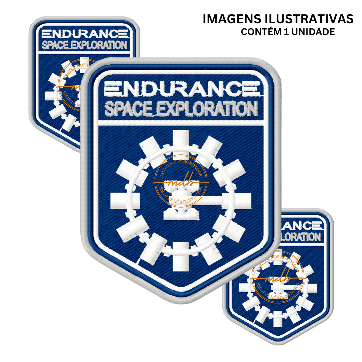 Patche Bordado ENDURANCE - Interstellar (5,8x7cm)
