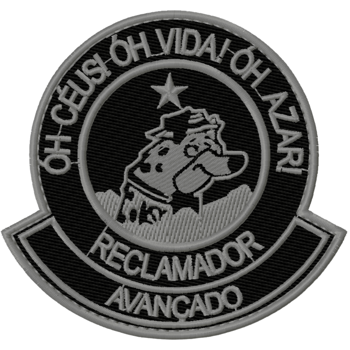 Patche Bordado RECLAMADOR AVANÇADO (Diversos Tamanhos)