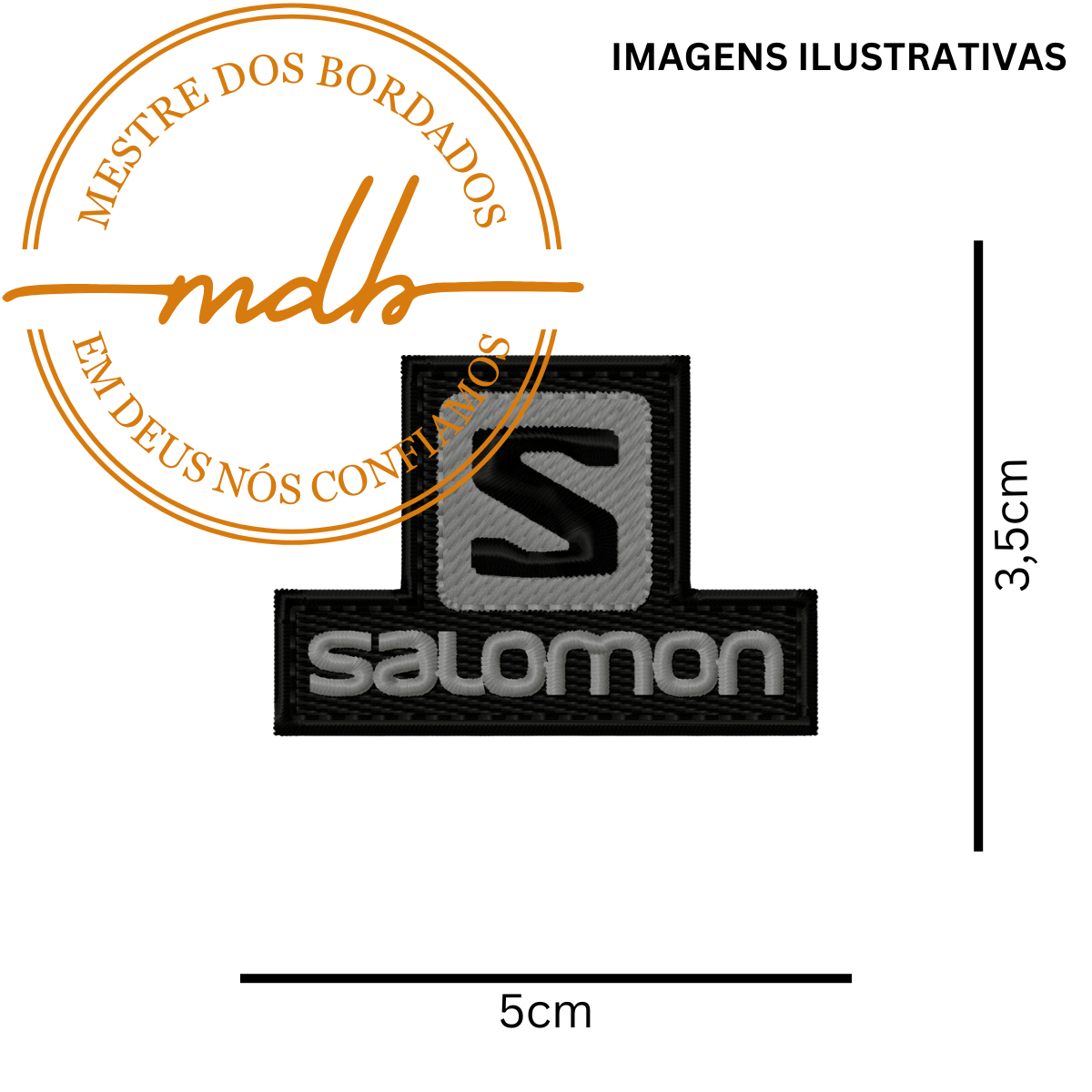 Patche Bordado Salomon (Diversos Modelos)