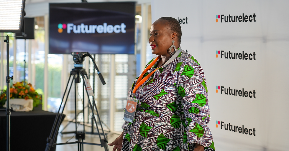 Mpumi Edward during the Futurelect Alumni Summit held in 2024