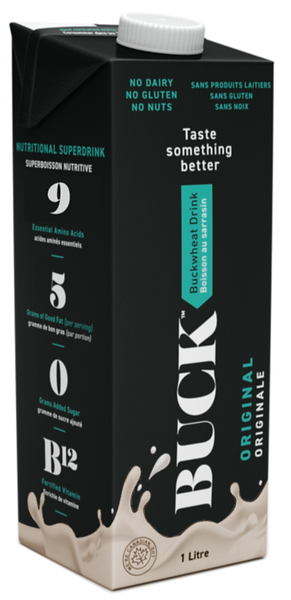 BUCKâ„¢ Buckwheat Mylk (Milk) Dairy Alternative Drink Shelf Stable Tetrapak