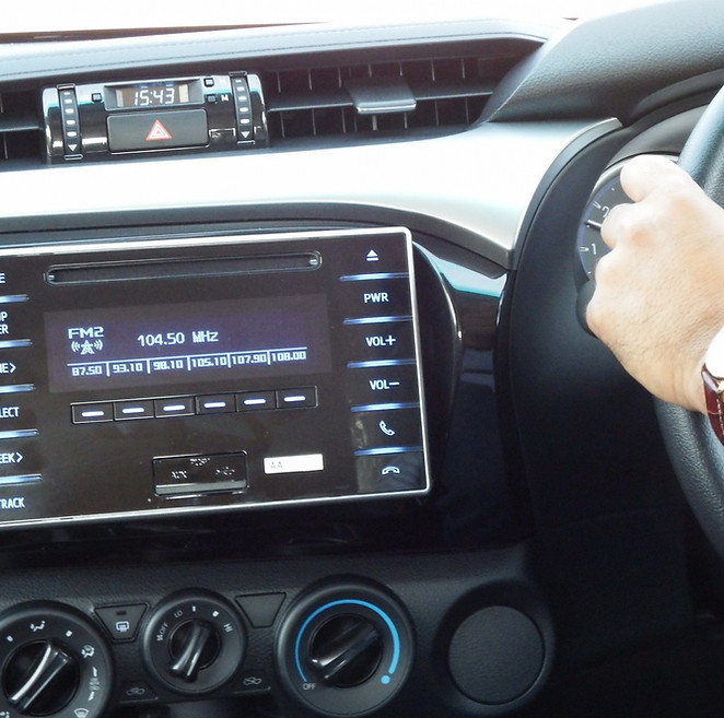 Car Dashboard Close-up