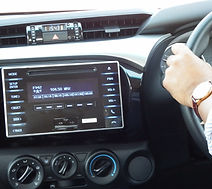 Car Dashboard Close-up