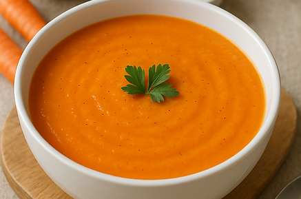 Véronique Sechet - Diététicienne - Recette - Velouté carotte lentilles corail