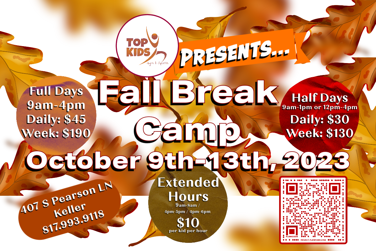 Fall Break Camp Top Kids Gym Sports