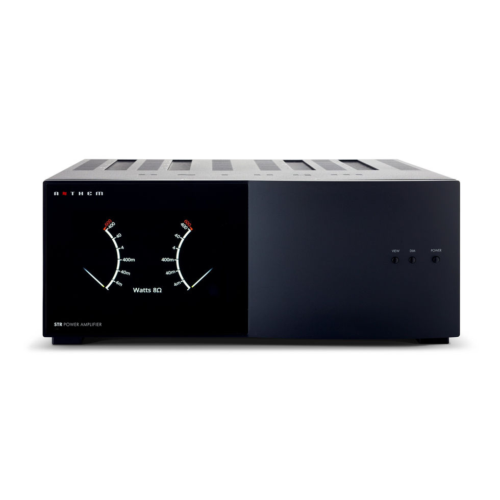 ANTHEM STR STEREO POWER AMPLIFIER in black