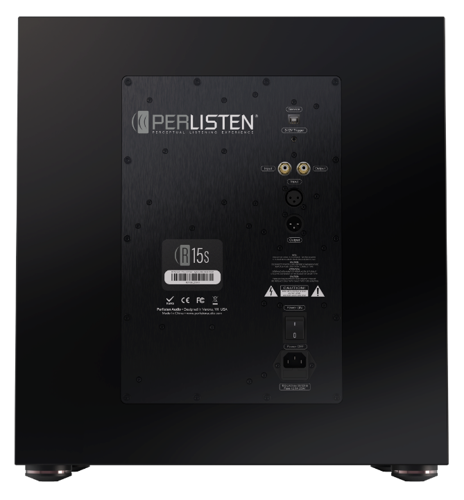 PERLISTEN R15S SUBWOOFER back panel