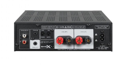 EMOTIVA BASX A2M STEREO AMPLIFIER connections