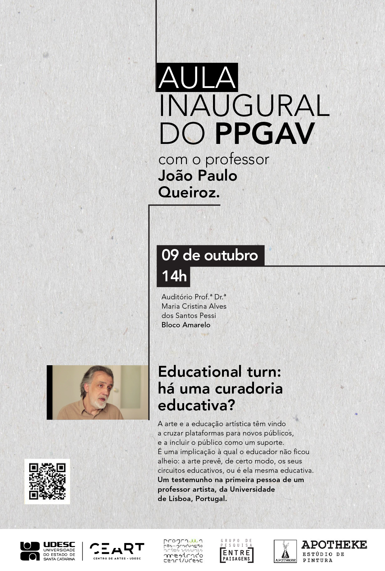Aula Inaugural do PPGAV