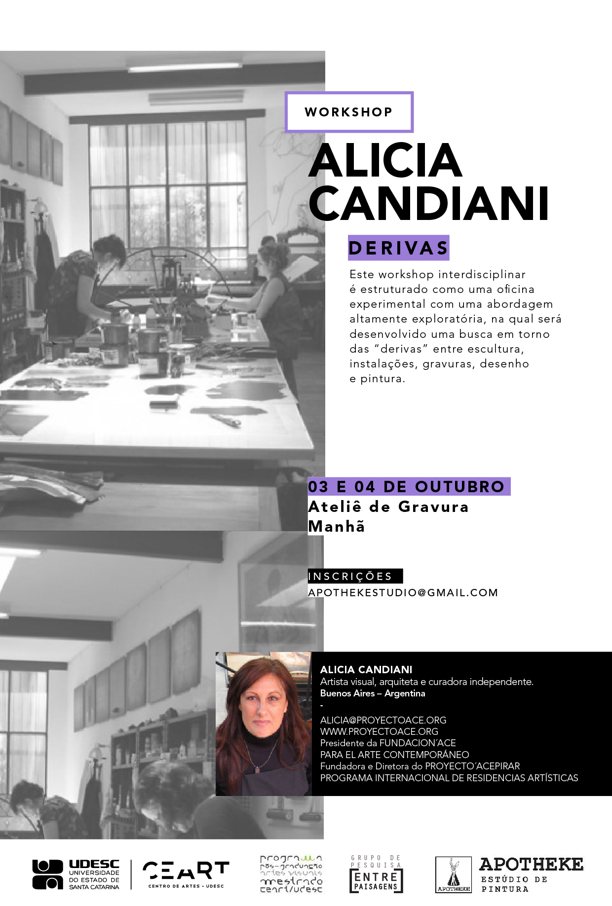 Workshop Derivas com Alicia Candiani