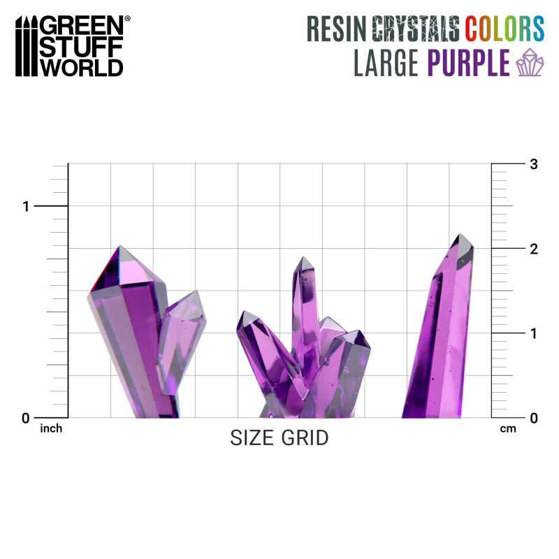 Thumbnail: Purple Resin Crystals