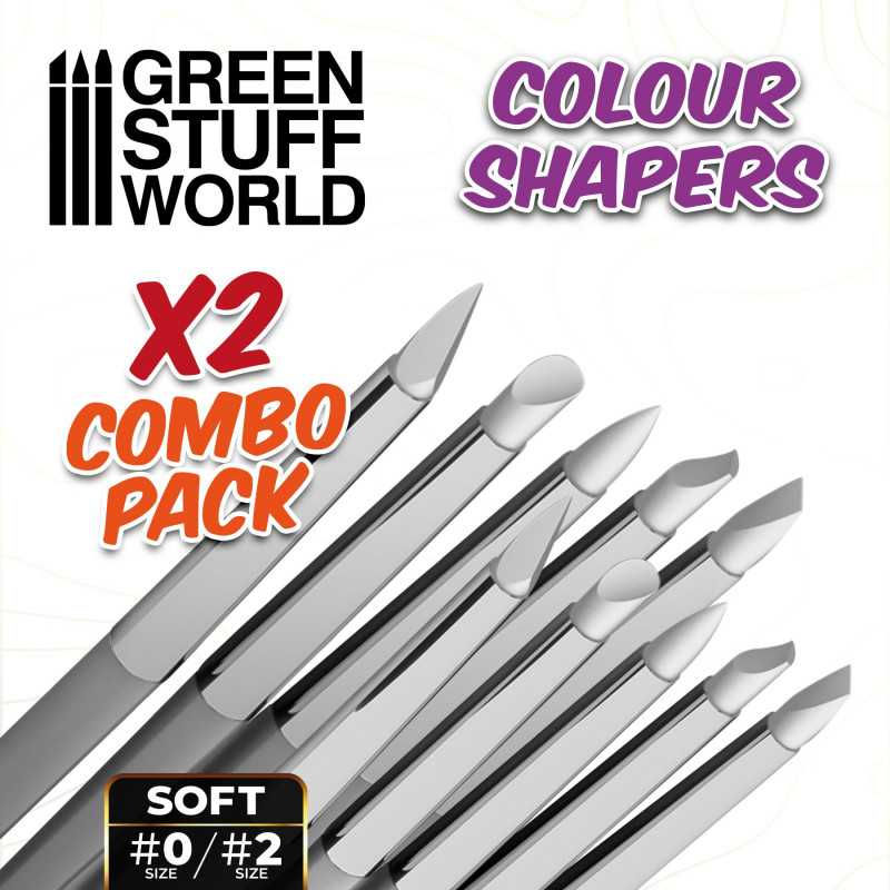 Clay Shapers - Color Shapers COMBO 0 and 2 - White Soft