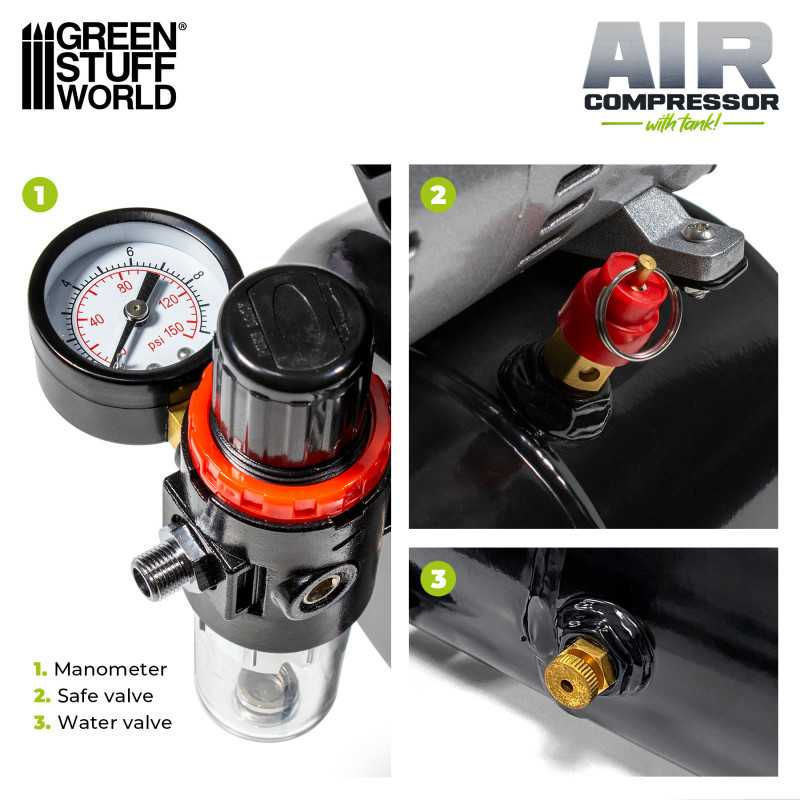 Thumbnail: Airbrush Compressor with Tank