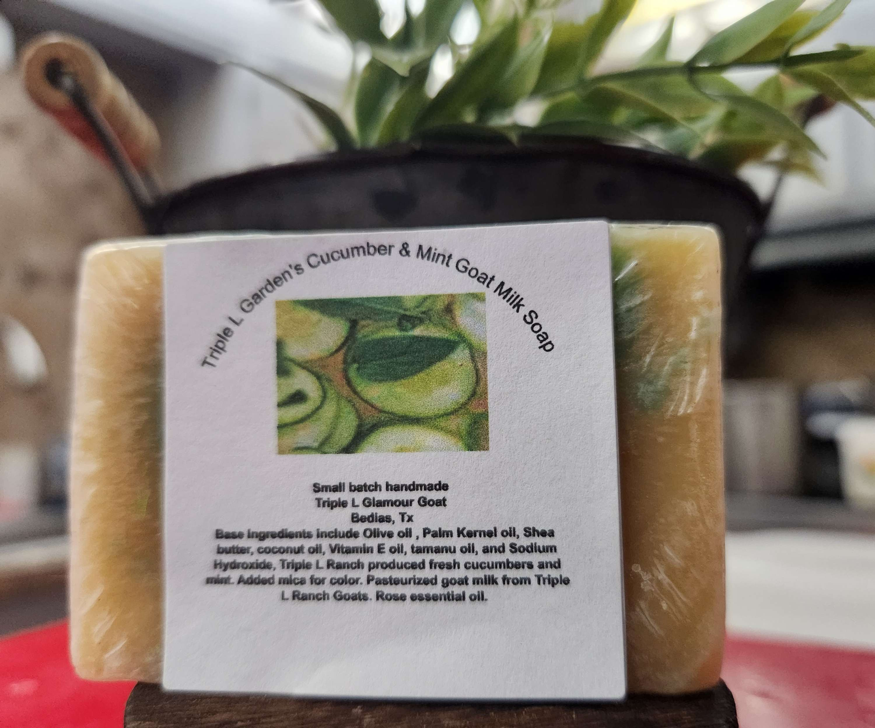 Triple L Garden's Cucumber and Mint Soap