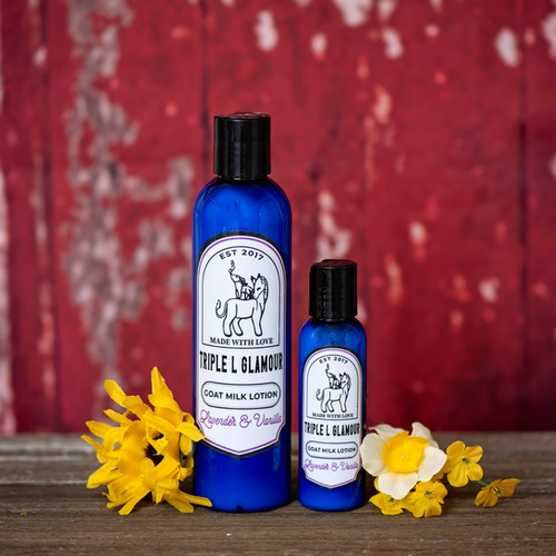 Triple L Vanilla and Lavender Goat Milk Lotion | Triple L Glamour