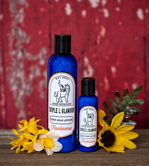Triple L Frankincense Goat Milk Lotion | Triple L Glamour Goat Company