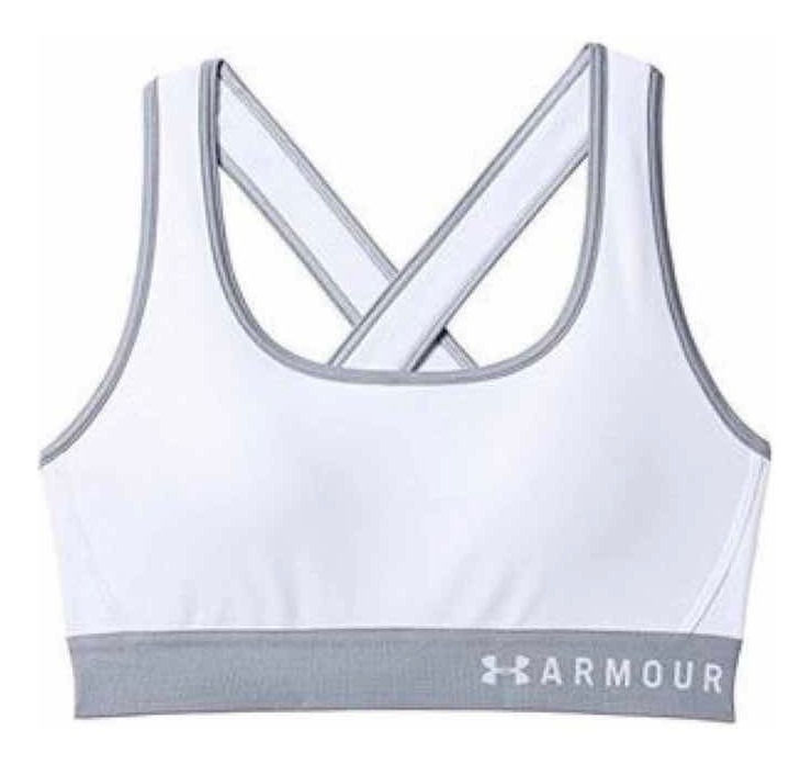 Top Under Armour Mid Crossback White