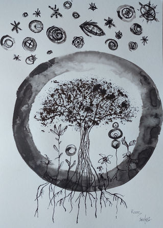Mother earth is my inspiration. I grew up in a swiss farm and learnef to listen, feel and observe mother earth and her beauty