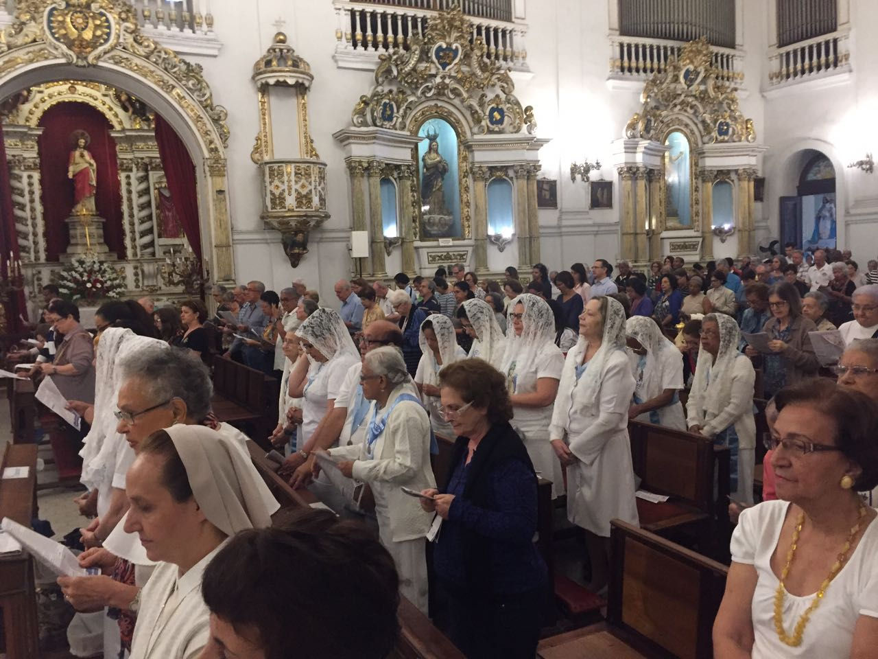 Missa de recepção das aspirantes
