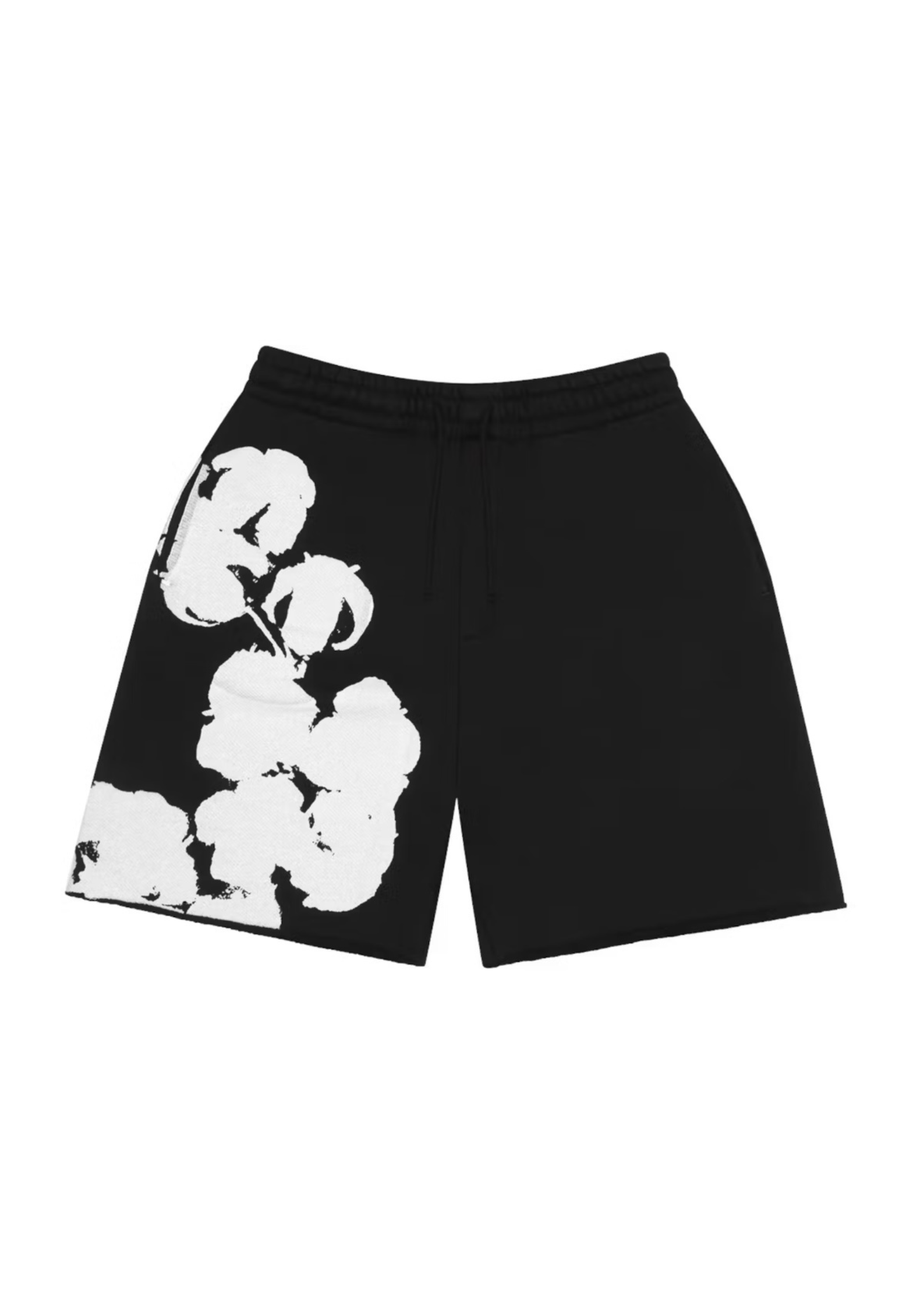 DENIM TEARS BIG COTTON WREATH SWEAT SHORTS 