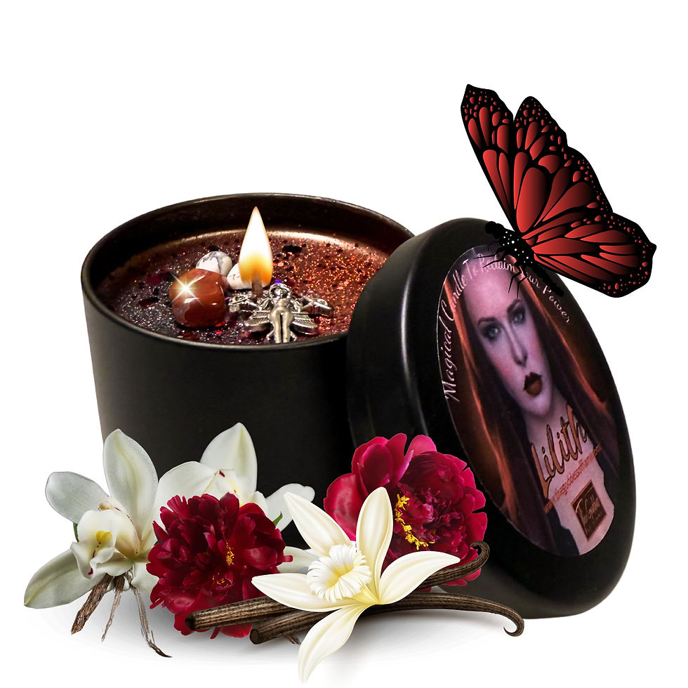 Thumbnail: Lilith Spell Candle-Inner Strength, Independence & Empowerment | Soy Candles ...