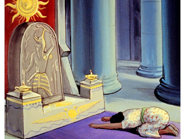 기드온이 죽자 이스라엘 자손들은 이방신 바알을 숭배하기 시작했습니다.