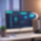 AI voice bot chat bot on the PC monitor.jpg